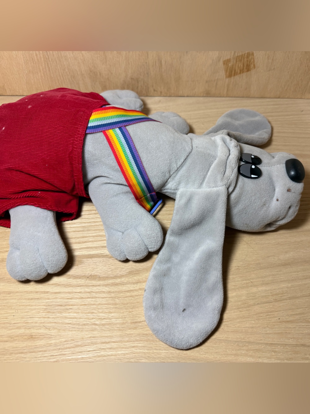 Vintage Jumbo Plush Pound Puppy with a Jumper